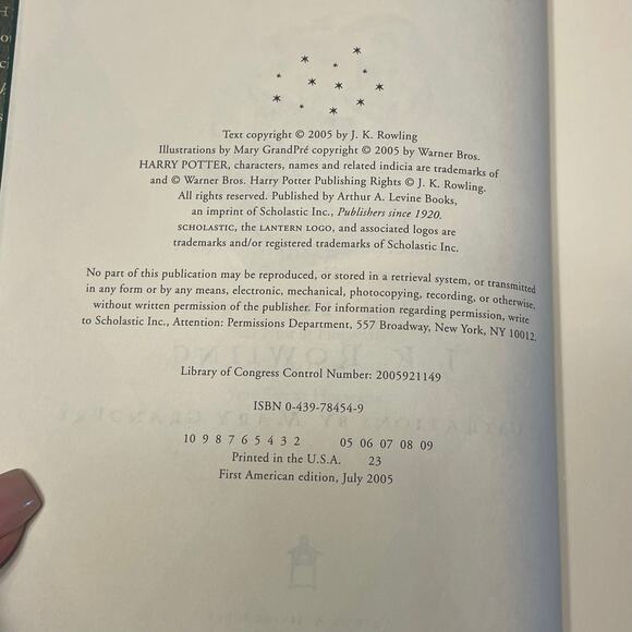 Harry Potter and the Half-Blood Prince RARE 1st Edition, Printing Errors - - Picture 5 of 9